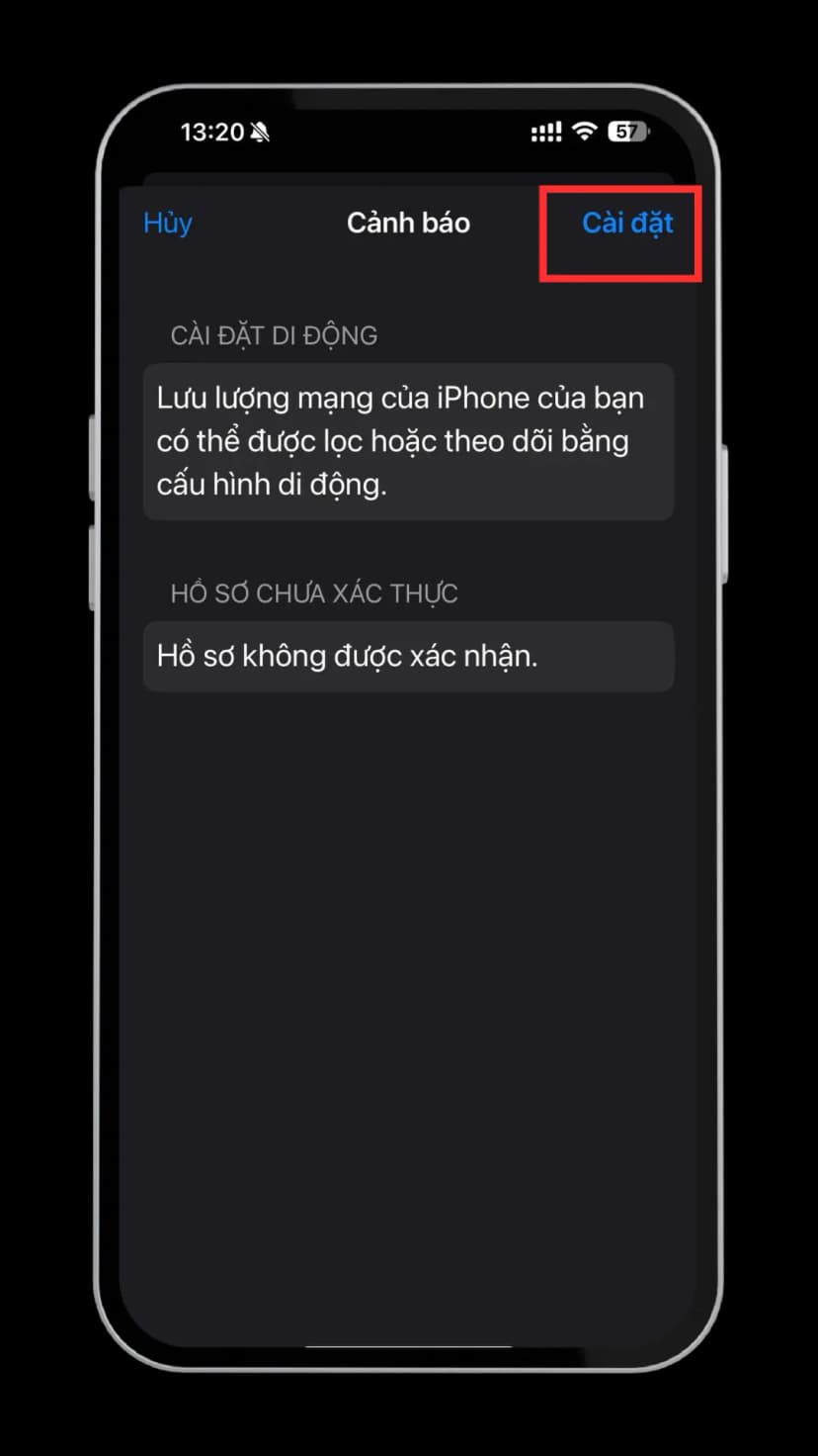 Cài đặt và hoàn thành